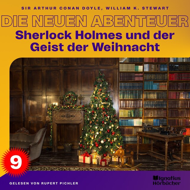 Boekomslag van Sherlock Holmes und der Geist der Weihnacht (Die neuen Abenteuer, Folge 9)