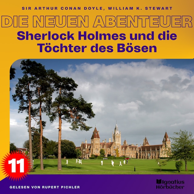 Boekomslag van Sherlock Holmes und die Töchter des Bösen (Die neuen Abenteuer, Folge 11)