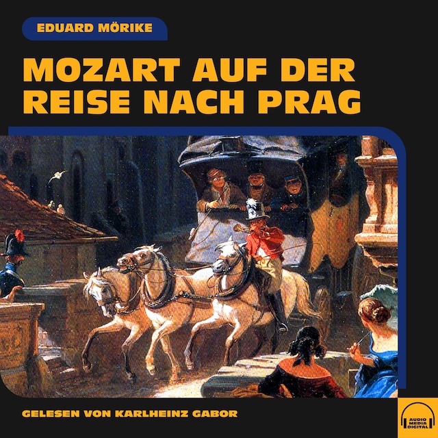 Book cover for Mozart auf der Reise nach Prag