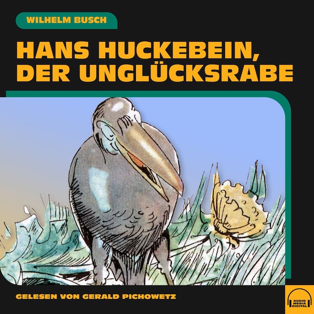 Boekomslag van Hans Huckebein, der Unglücksrabe