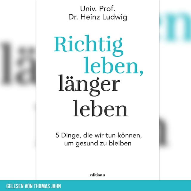 Book cover for Richtig leben, länger leben