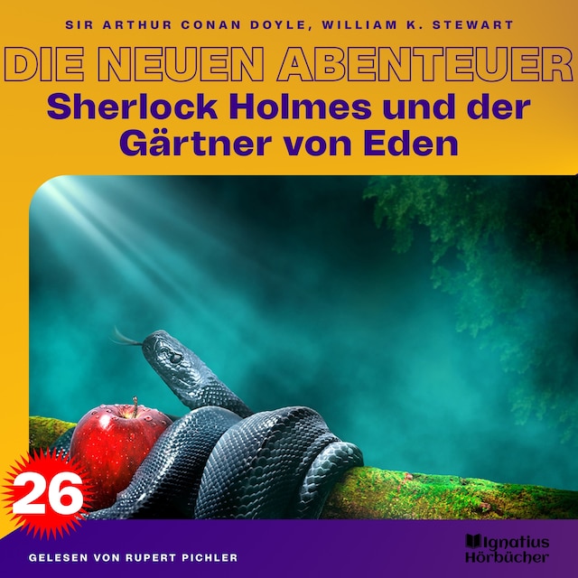 Book cover for Sherlock Holmes und der Gärtner von Eden (Die neuen Abenteuer, Folge 26)