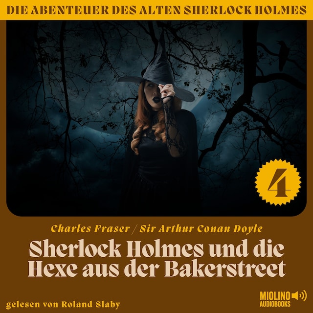 Bokomslag för Sherlock Holmes und die Hexe aus der Bakerstreet (Die Abenteuer des alten Sherlock Holmes, Folge 4)