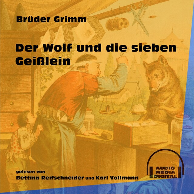Book cover for Der Wolf und die sieben Geißlein