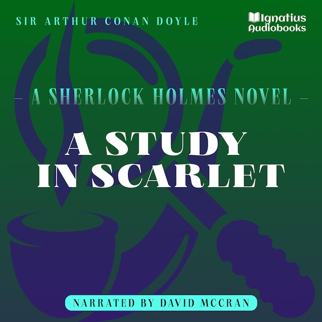 Book cover for A Study in Scarlet