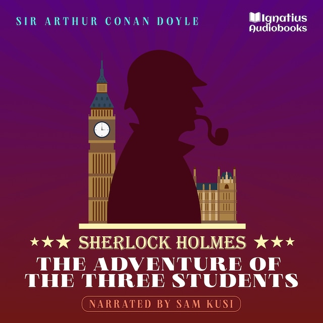 Book cover for The Adventure of the Three Students