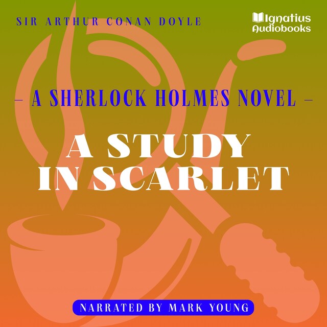 Book cover for A Study in Scarlet