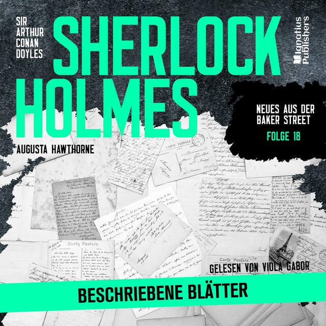 Couverture de livre pour Sherlock Holmes: Beschriebene Blätter (Neues aus der Baker Street, Folge 18)