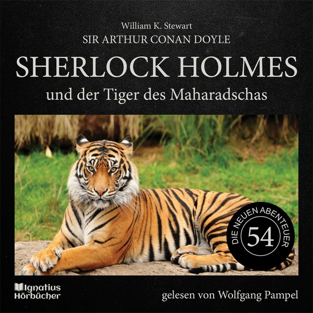 Okładka książki dla Sherlock Holmes und der Tiger des Maharadschas (Die neuen Abenteuer, Folge 54)