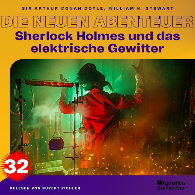 Bogomslag for Sherlock Holmes und das elektrische Gewitter (Die neuen Abenteuer, Folge 32)