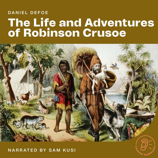 Book cover for The Life and Adventures of Robinson Crusoe