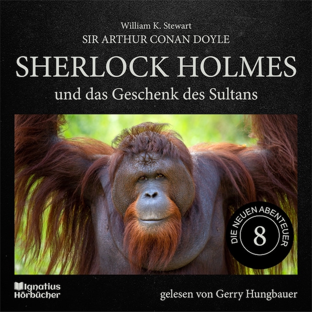 Kirjankansi teokselle Sherlock Holmes und das Geschenk des Sultans (Die neuen Abenteuer, Folge 8)