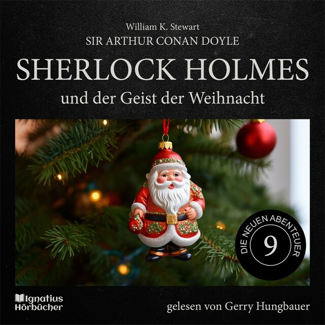 Okładka książki dla Sherlock Holmes und der Geist der Weihnacht (Die neuen Abenteuer, Folge 9)