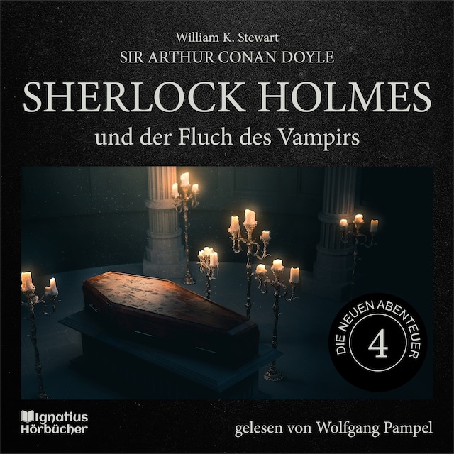 Okładka książki dla Sherlock Holmes und der Fluch des Vampirs (Die neuen Abenteuer, Folge 4)