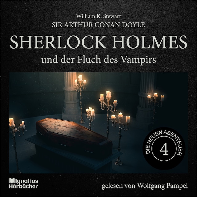 Kirjankansi teokselle Sherlock Holmes und der Fluch des Vampirs (Die neuen Abenteuer, Folge 4)