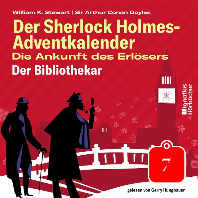 Okładka książki dla Der Bibliothekar (Der Sherlock Holmes-Adventkalender: Die Ankunft des Erlösers, Folge 7)