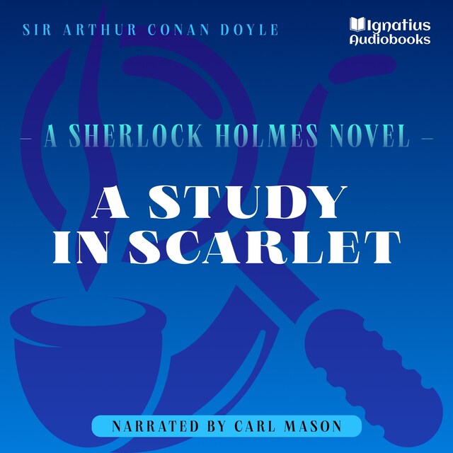 Book cover for A Study in Scarlet