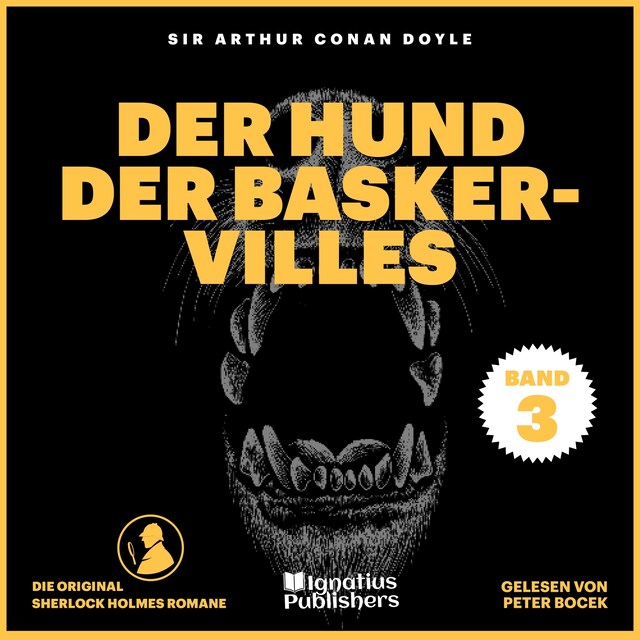 Kirjankansi teokselle Der Hund von Baskervilles