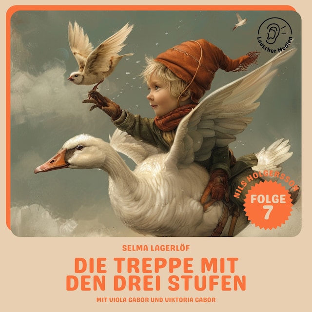 Book cover for Die Treppe mit den drei Stufen (Nils Holgersson, Folge 7)
