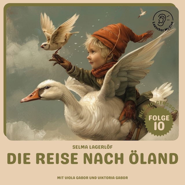Portada de libro para Die Reise nach Öland (Nils Holgersson, Folge 10)