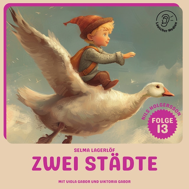 Book cover for Zwei Städte (Nils Holgersson, Folge 13)