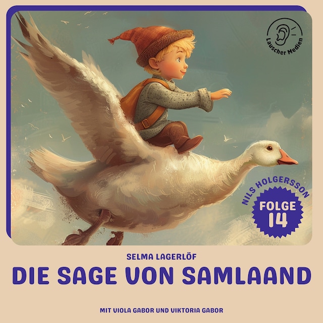 Portada de libro para Die Sage von Samlaand (Nils Holgersson, Folge 14)