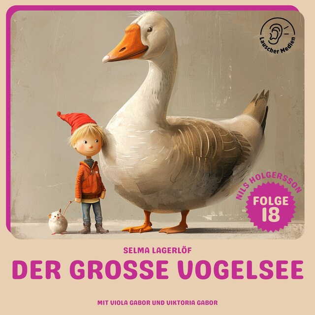 Boekomslag van Der große Vogelsee (Nils Holgersson, Folge 18)