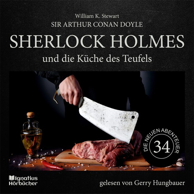 Book cover for Sherlock Holmes und die Küche des Teufels (Die neuen Abenteuer, Folge 34)