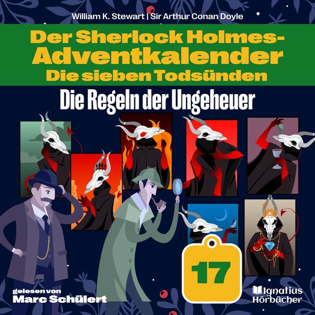 Okładka książki dla Die Regeln der Ungeheuer (Der Sherlock Holmes-Adventkalender: Die sieben Todsünden, Folge 17)