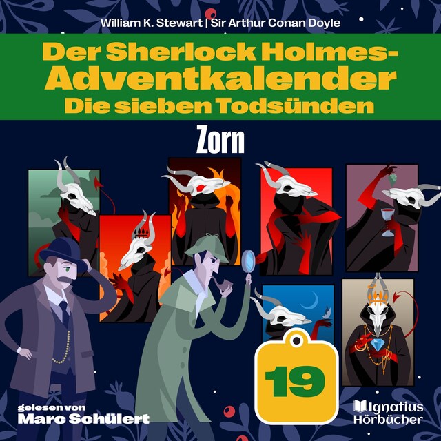 Book cover for Zorn (Der Sherlock Holmes-Adventkalender: Die sieben Todsünden, Folge 19)