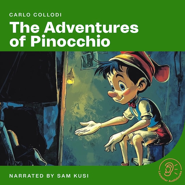 Kirjankansi teokselle The Adventures of Pinocchio