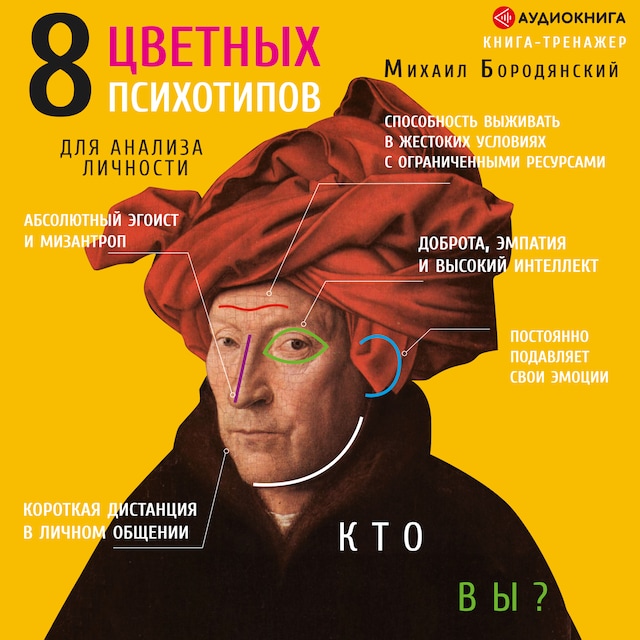 Book cover for 8 цветных психотипов: кто вы?