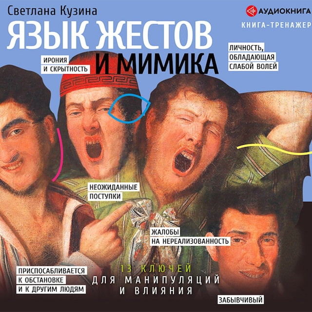 Boekomslag van Язык жестов и мимика: 13 ключей для манипуляций и влияния