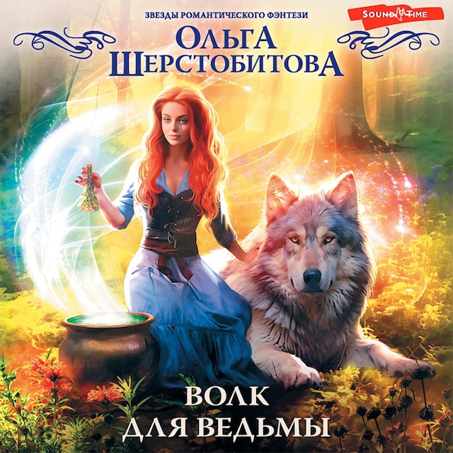 Book cover for Волк для ведьмы