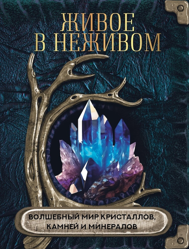 Book cover for Живое в неживом. Волшебный мир кристаллов, камней и минералов