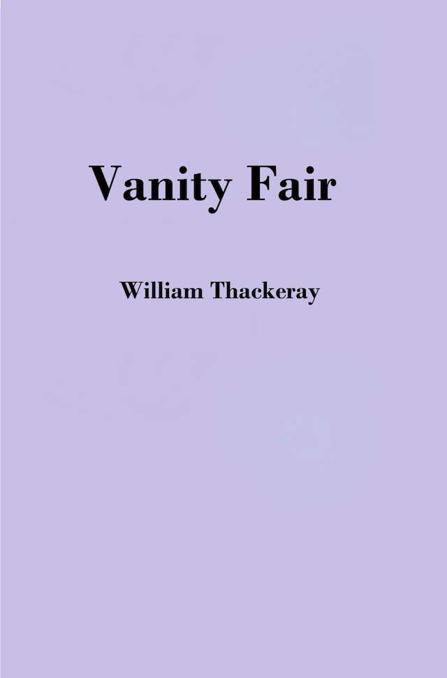 Buchcover für Vanity Fair