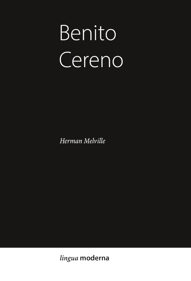 Book cover for Benito Cereno