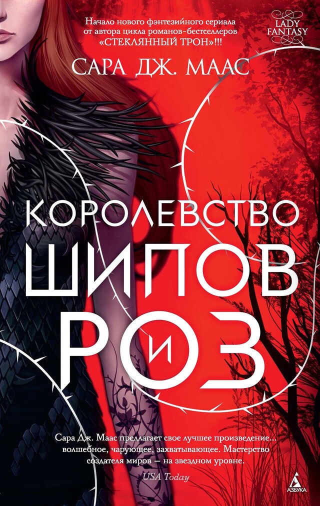 Portada de libro para Королевство шипов и роз