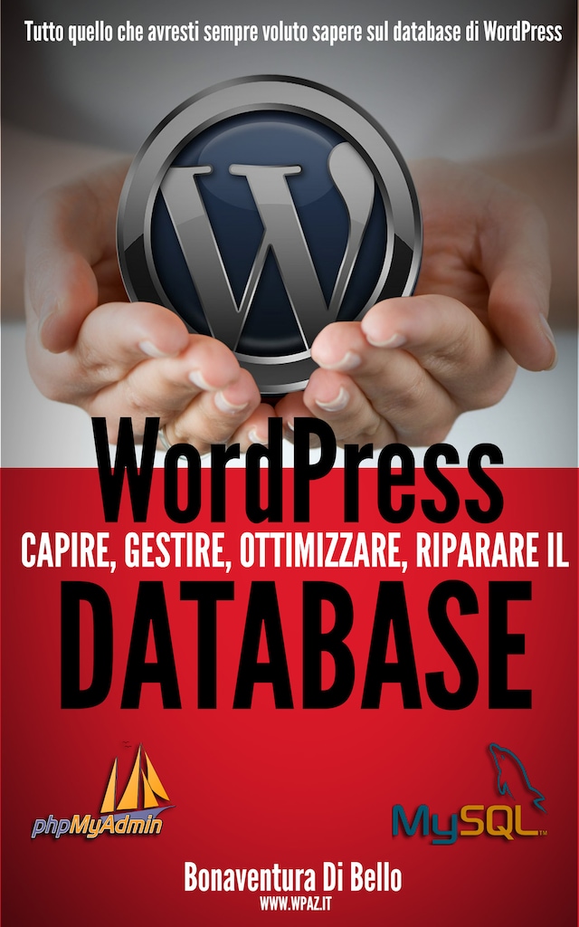 Portada de libro para WordPress Database
