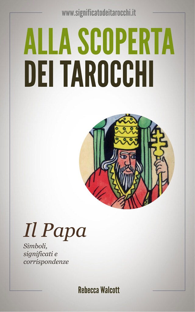 Boekomslag van Il Papa negli Arcani Maggiori dei Tarocchi