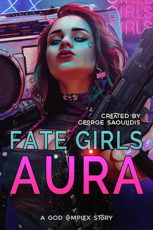 Couverture de livre pour Fate Girls: Aura