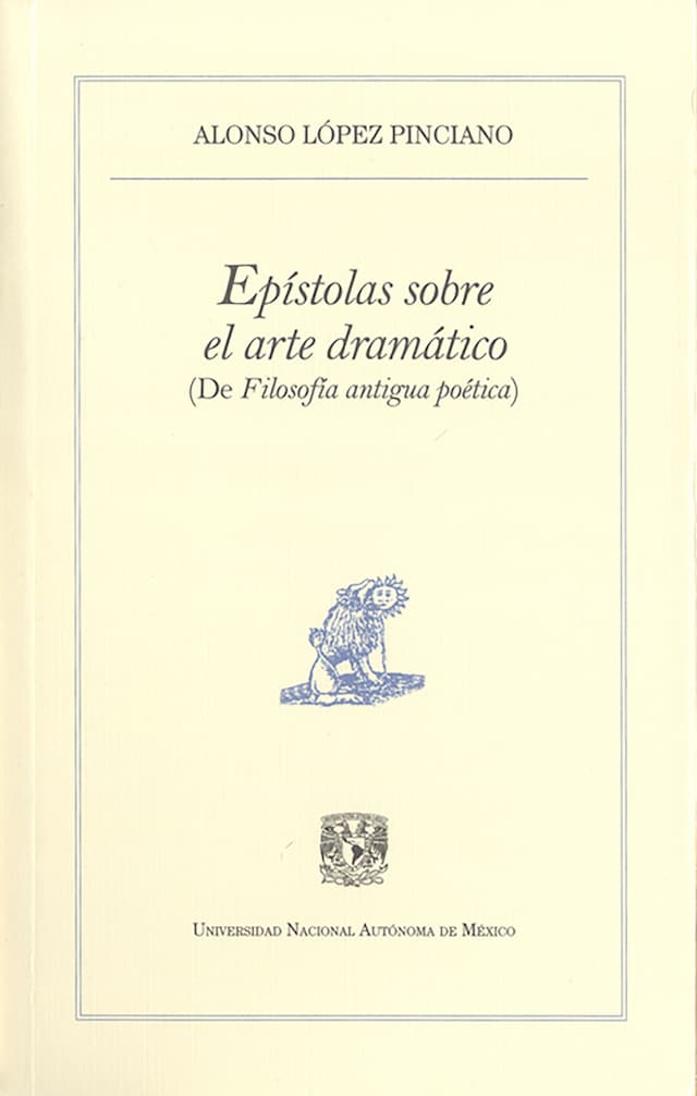 Buchcover für Epístolas sobre el arte dramático