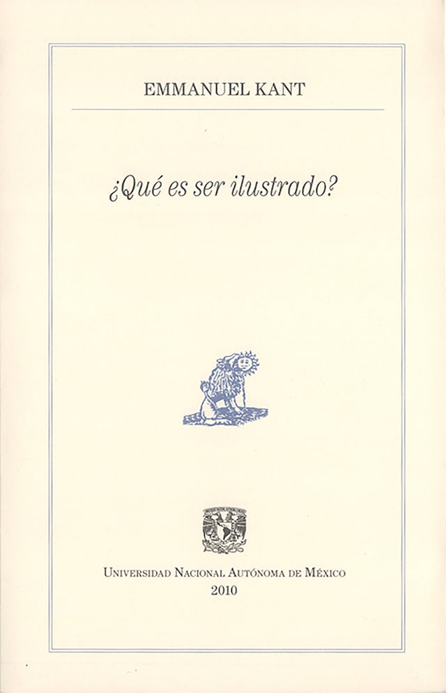 Buchcover für ¿Qué es ser ilustrado?