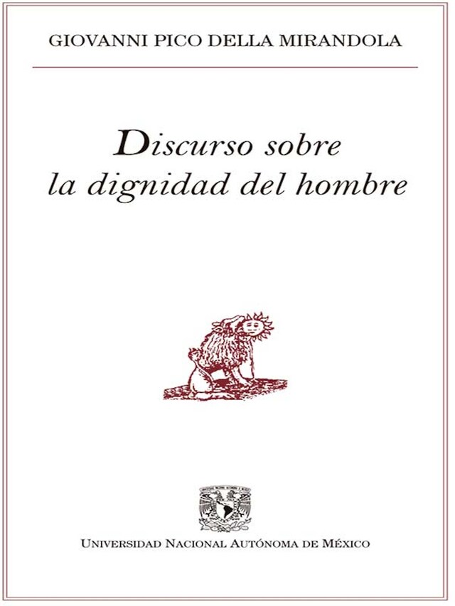 Book cover for Discurso sobre la dignidad del hombre
