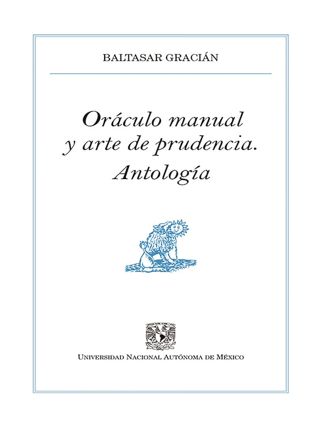 Buchcover für Oráculo manual y arte de la prudencia