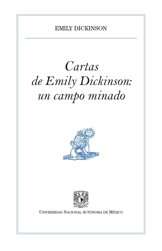 Okładka książki dla Cartas de Emily Dickinson: un campo minado