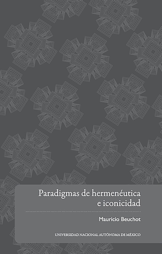 Kirjankansi teokselle Paradigmas de hermenéutica e iconicidad