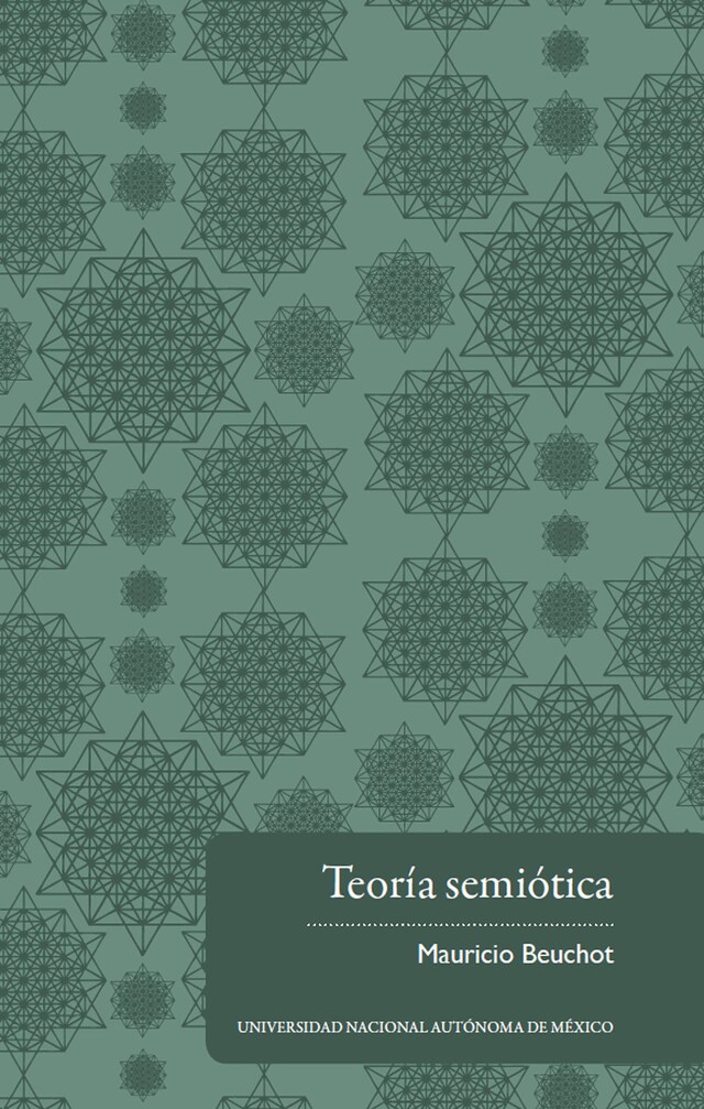 Copertina del libro per Teoría semiótica