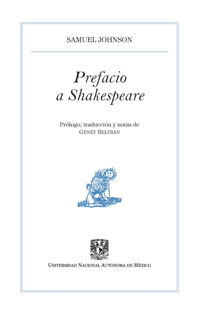 Boekomslag van Prefacio a Shakespeare