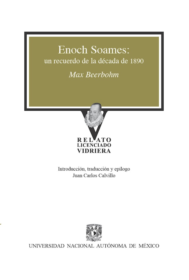 Buchcover für Enoch Soames: un recuerdo de la década de 1890